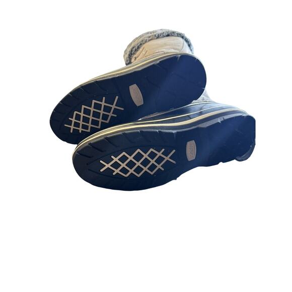 Khombu Emily Suede Leather Winter warm Snow Boots GRAY Tall women’s 10 EUC - Picture 5 of 7